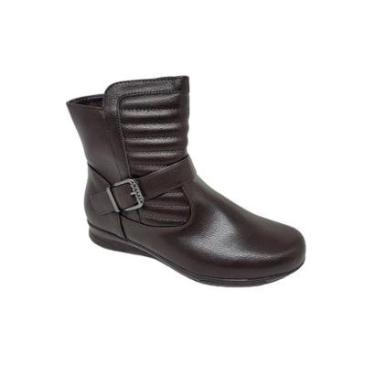 Imagem de Bota Mooncity 71087 Coturno Cano Curto Feminina-Feminino