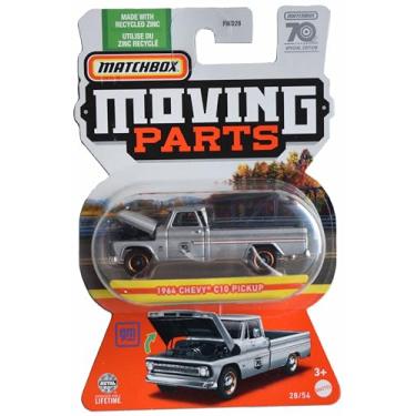 Imagem de Matchbox Picape Chevy C10 1964, peças móveis 28/54 [prata]