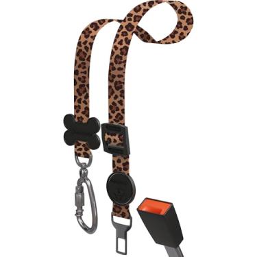 Imagem de Cinto De Segurança Pet Universal Cachorro Gato Várias Estampas (ONÇA)