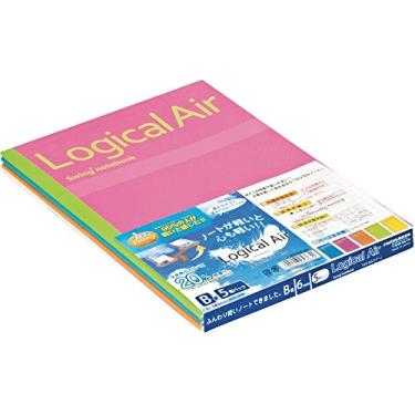 Imagem de Nakabayashi NO-B546B-5P Caderno leve lógico, B5, B pautado, pacote com 5