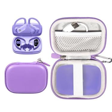 Imagem de getgear Capa para fones de ouvido bmani sem fio Bluetooth 48 horas Play Back Sport (roxo claro)