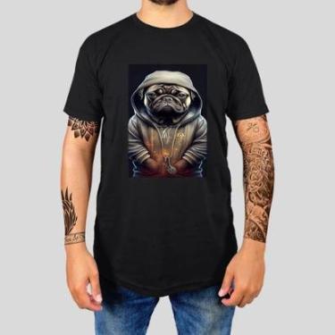 Imagem de Camiseta Masculina Casual Algodão Premium Gola Redonda Estampada Lili-Masculino