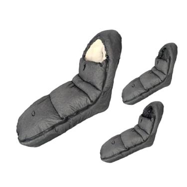 Imagem de CozyMe Protetor para os pés do carrinho de bebê – Evolução do cobertor ajustável de inverno para crianças, bolsa de moletom com capuz quente forrada com lã multiuso para bebês, repelente de água | (6 meses - 4 anos)