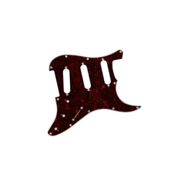 Imagem de Escudo Guitarra Stratocaster SSS 3 Camadas Dolphin Tortoise