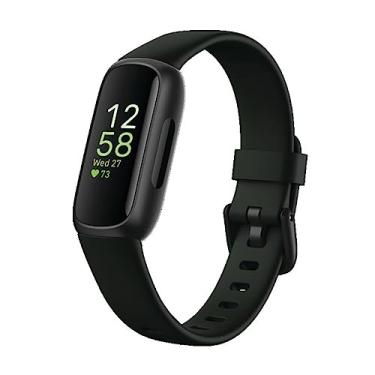 Imagem de Fitbit Inspire 3 rastreadores de saúde e fitness com gerenciamento de estresse, intensidade de treino, rastreamento do sono, frequência cardíaca 24 horas por dia, 7 dias por semana e muito mais,