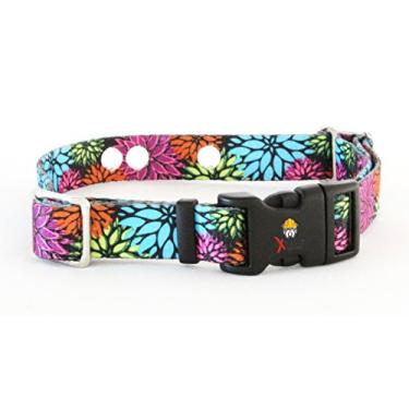 Imagem de Extreme Dog Fence Correia de substituição para coleira de retenção e treinamento para a maioria das marcas de cerca de cães (médio: 33 cm - 45 cm x 1,9 cm, dias de flores)