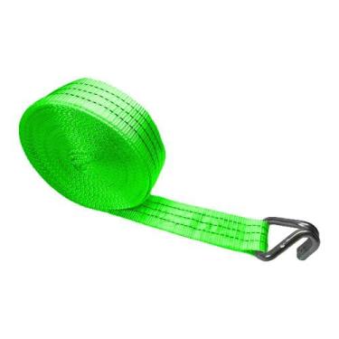 Imagem de Cinta de Carga Catraca 9 Metros Suporta 3 Toneladas Verde - Alffa