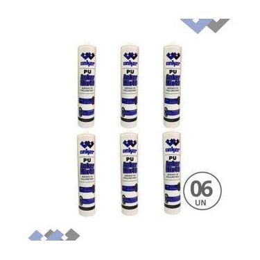 Imagem de Adesivo PU Assoalho Branco Anker do Brasil 6pcs