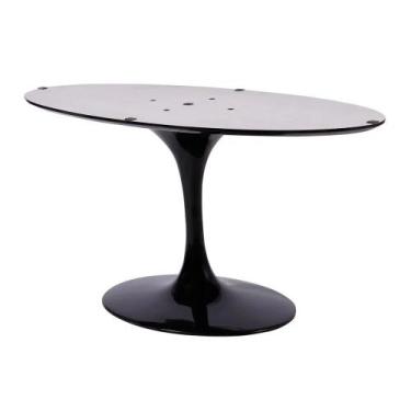 Imagem de Base Mesa Saarinen Tulip Jantar Oval Pequena - Preta - mgsaarinen