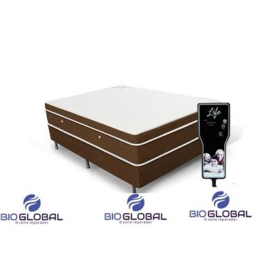 Imagem de Colchao 1,38 master life vibro suede plus marrom - Bioglobal