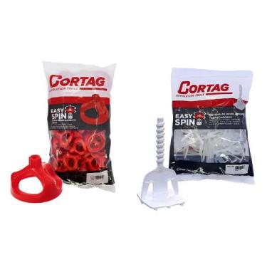 Imagem de Kit Espaçador 1,0mm e Porca Niveladora Easy Spin Cortag, Easy Spin