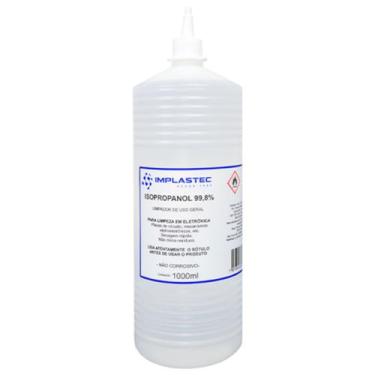 Imagem de Álcool Isopropílico 99,8% Puro Isopropanol 1 Litro - Limpador de Uso G