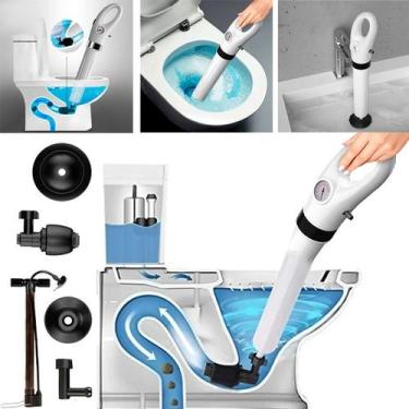 Imagem de Desentupidor Ar para Pia Ralo Vaso Tanque Privada Cano Sanitários de A