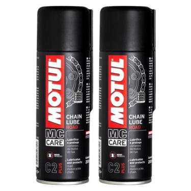 Imagem de 2 Sprays Lubrificante de Correntes Motos Street Rua Motoboy Urbano Mot