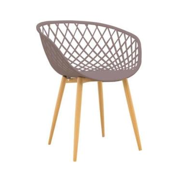 Imagem de Cadeira De Jantar Clarice Camurca Rivatti Kit 4 Unidades