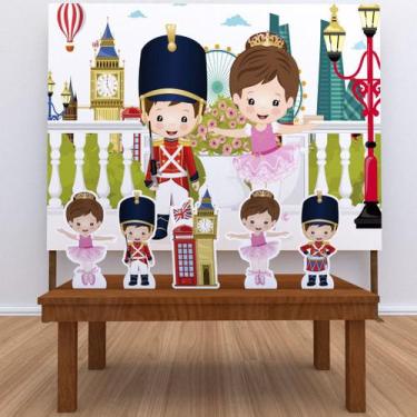 Imagem de Kit Festa Prata Soldadinho de Chumbo e Bailarina - IMPAKTO VISUAL