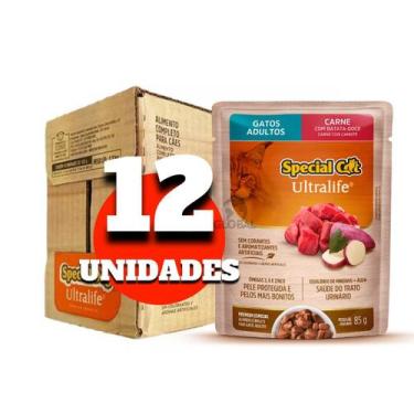 Imagem de Sachê Special Cat Adulto Carne: Caixa com 12 unidades - Special Dog