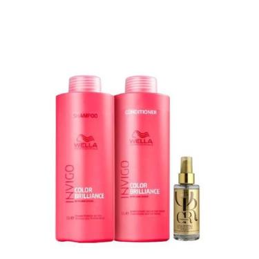 Imagem de Wella Professionals Invigo Color Brilliance Shampoo+Condicionador 1L+O