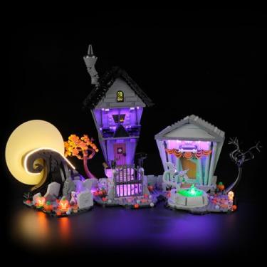 Imagem de BRIKSMAX 2.0 Light Kit for Disney Tim Burton's The Nightmare Before Christmas - Innovative LED Lighting Compatible with Lego Ideas 21351