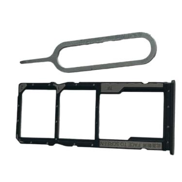 Imagem de zhxchzhi Bandeja de cartão SIM OEM Suporte de bandeja de cartão SD solt+pin compatível com Xiaomi Redmi 12C preto