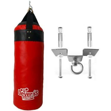 Imagem de Saco de Pancadas Cheio 70 cm - Saco Boxe + Suporte para Saco de Pancad