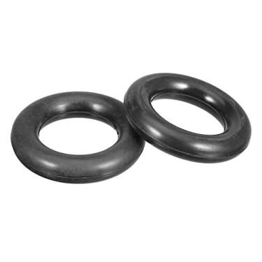 Imagem de X AUTOHAUX Anel de vedação universal de 60 mm, bucha de escape, suporte de montagem de borracha, isolador de carro, cabides de tubulação traseira, kit de buchas, suporte 2 peças