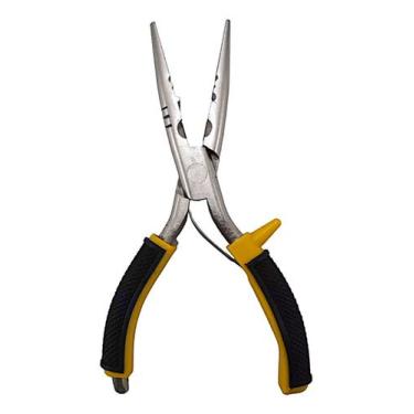 Imagem de Alicate Multifunção Xingu Bico Longo Reto de Pesca 17,50 cm cabo embor