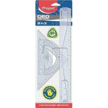Imagem de Kit 3 Peças Geométricas Para Canhoto - Maped