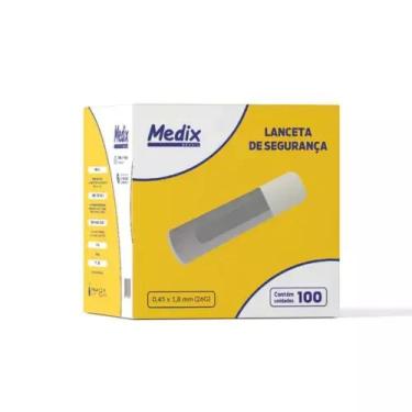 Imagem de Lanceta de Segurança Descartável 26G (0,45MMx1,8MM ) - Caixa com 100 u