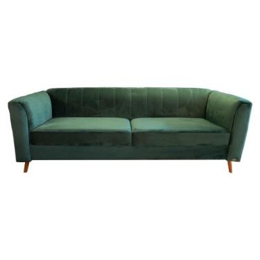 Imagem de Sofá Camel Verde Musgo 2.30M / decoração, sala, recepçao - NOVO ENCANT
