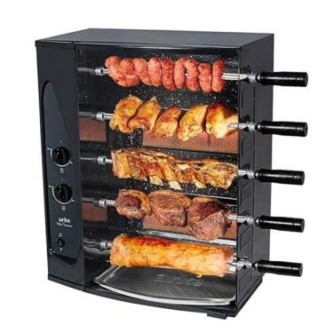 Imagem de Churrasqueira a Gás Rotativa Arke Vitta Premium-05, 5 Espetos