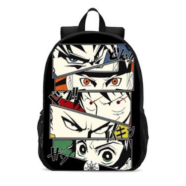 Imagem de Mochila Escolar Infanto Juvenil Animes Naruto Novidades 0389 - Geek Sk
