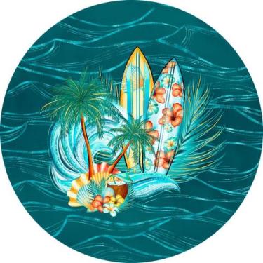 Imagem de Painel Festa Sublimado C/ Elástico 1,50m Tropical - Fadrix