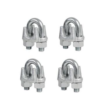 Imagem de CLIPS P/CABO ACO (F) 1/2"-13MM-PESADO-kit c/4 pç - FISCHER