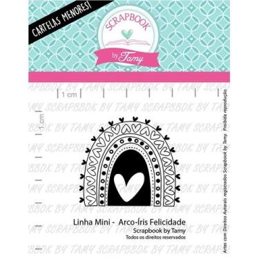 Imagem de Carimbo Mini Arco - Iris Felicidade Cod 71000087 - 01 Unidade - Lilipo