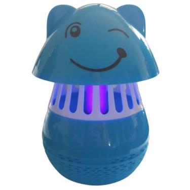 Imagem de Luminária Mata Mosquitos Insetos Controle de Pragas Bivolt Com Luz Led