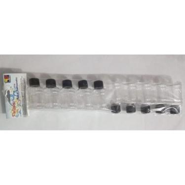 Imagem de Mini Galao 45 Ml Com Tampa Preto C 10 Unid - Poliplas
