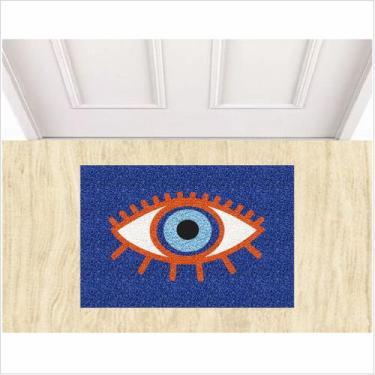 Imagem de Tapete Olho Grego Perfeito Para Portas de Apartamentos. - ZAP TAPETES