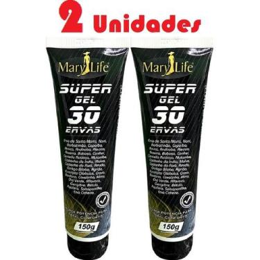 Imagem de Kit com 2 Super Gel 30 Ervas 150g Efeito Gelo Quente - Mary Life
