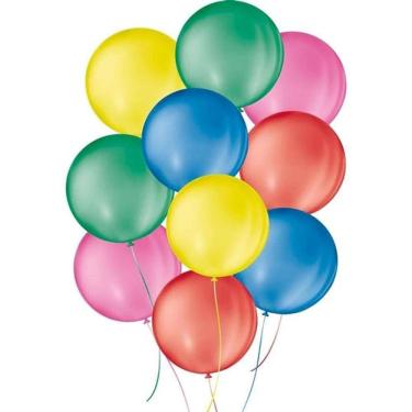 Imagem de Balao Sao Roque Latex N5 Redondo Festa Aniversario Eventos