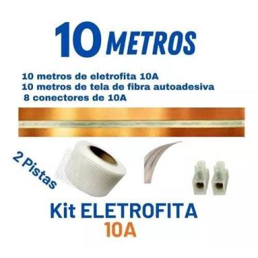 Imagem de Eletrofita Com Kit Fácil Instalação - 2 Pistas 10 Metros