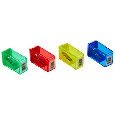 Imagem de Apontador Plástico Retangular com Depósito Caixa com 24 Uni Keep - EI127