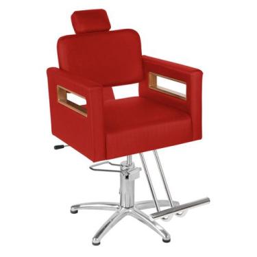 Imagem de Cadeira Toscana Prime Reclinável Pentapé - CC&S, Vermelho