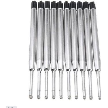 Imagem de Carga Refil Cartucho De Caneta Metal Tipo Crown Parker Cor Preta - Sna