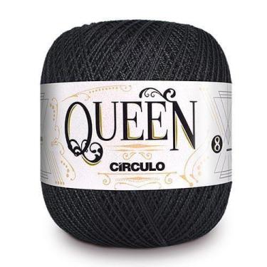 Imagem de Linha Queen Círculo nº 8 - 100% Algodão Egípicio, 8990 PRETO