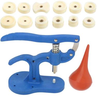 Imagem de Kit ferramentas manutenção relógios prensa + soprador de poeira - SWG