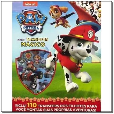 Imagem de Patrulha Canina Livro Transfer Mágico