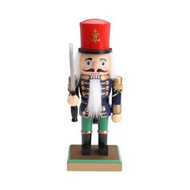 Imagem de Soldado de Chumbo de Madeira com Espada - 20 cm - Modelo B - 1 unidade