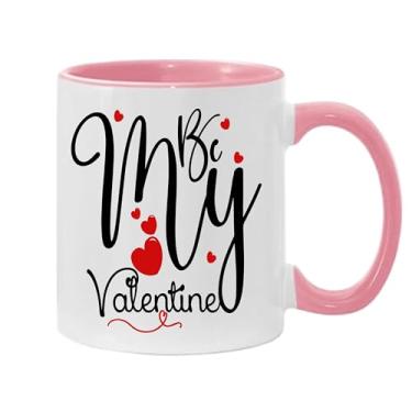 Imagem de SpreadPassion Caneca de café Be My Valentine, presentes para namorado e namorada, ideia de presentes de dia dos namorados, presente para o amante dos namorados, presente para marido e esposa, ideia de