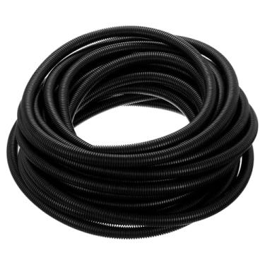 Imagem de HARFINGTON Tubo de tear de fio 1,5 m - 9/40.6 cm, protetor de cabo de mangueira de conduíte de fio, mangas de cabo, capa de fio elétrico flexível